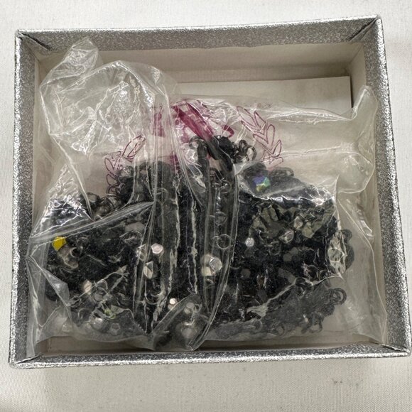 Premier Designs Arabian Nights Black AB Necklace Statement 36" Spring Clasp - Picture 2 of 7